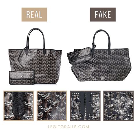 how to spot a fake goyard anjou|goyard bag counterfeit.